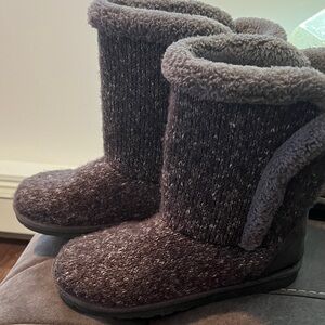 Cozy Brown white specks  Boots